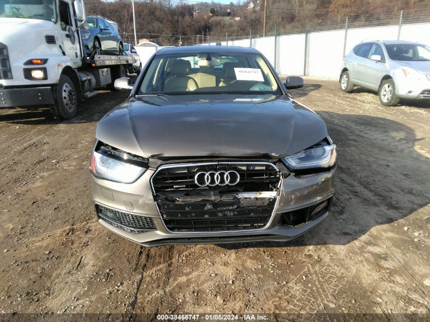 2014 AUDI A4 2.0T PREMIUM - WAUBFAFL4EN013016