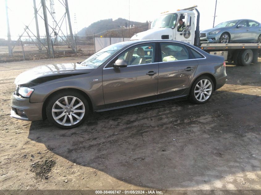2014 AUDI A4 2.0T PREMIUM - WAUBFAFL4EN013016