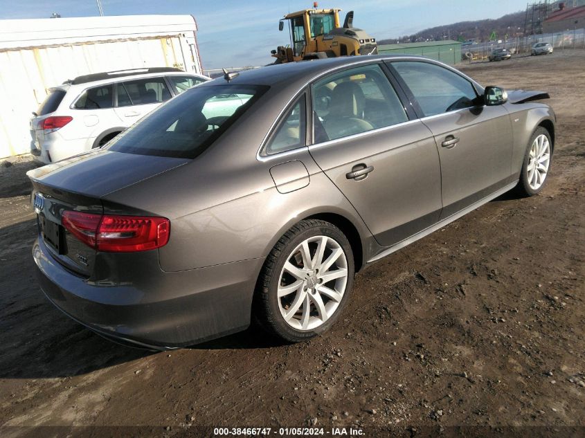 2014 AUDI A4 2.0T PREMIUM - WAUBFAFL4EN013016
