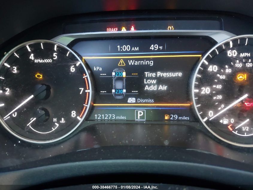 2019 NISSAN ALTIMA SR - 1N4BL4CVXKN306990