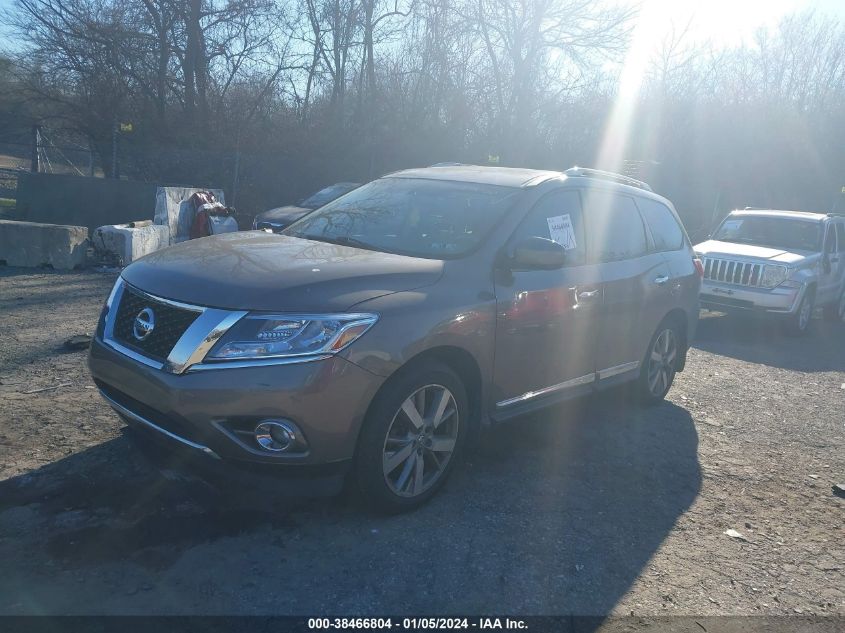 2013 NISSAN PATHFINDER PLATINUM - 5N1AR2MM3DC674100