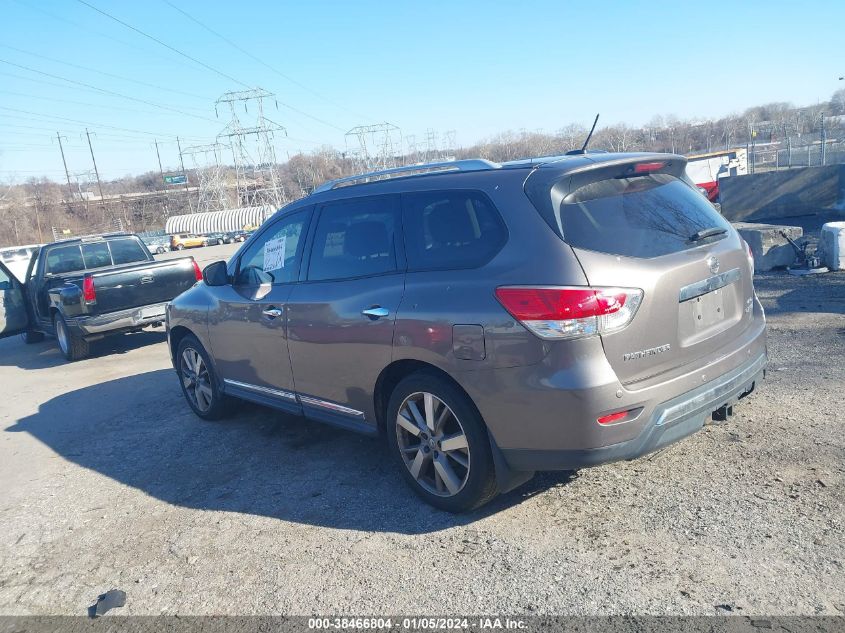 2013 NISSAN PATHFINDER PLATINUM - 5N1AR2MM3DC674100