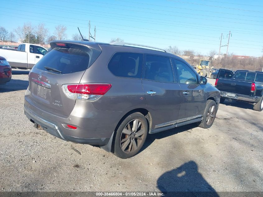 2013 NISSAN PATHFINDER PLATINUM - 5N1AR2MM3DC674100