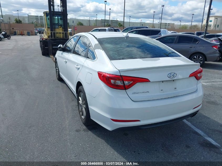 2015 HYUNDAI SONATA SE - 5NPE24AF5FH122598