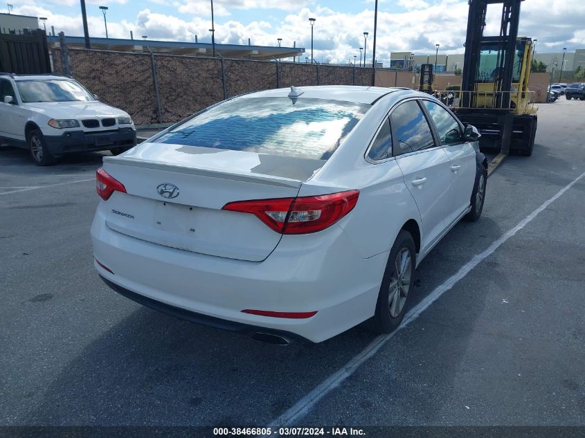 2015 HYUNDAI SONATA SE - 5NPE24AF5FH122598