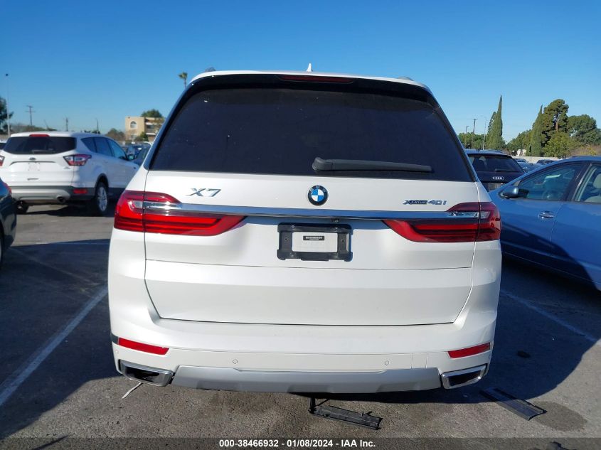 2019 BMW X7 XDRIVE40I - 5UXCW2C51KL084280