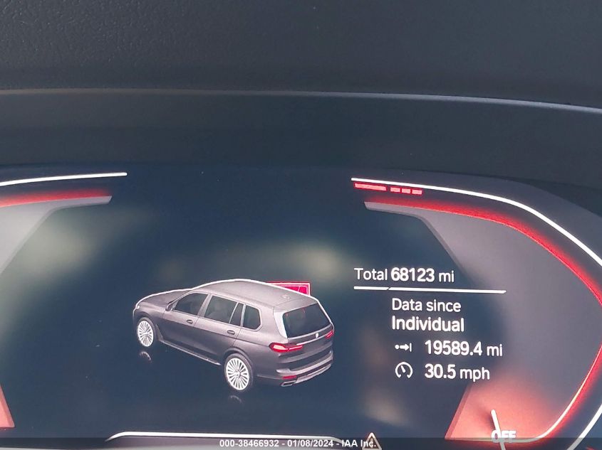 2019 BMW X7 XDRIVE40I - 5UXCW2C51KL084280