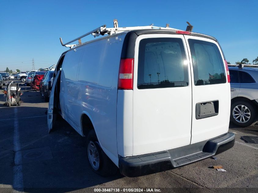 2015 CHEVROLET EXPRESS 2500 WORK VAN 1GCWGFFF1F1109025