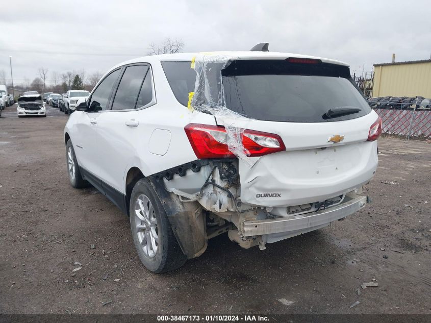 2020 CHEVROLET EQUINOX FWD LT 1.5L TURBO - 3GNAXKEV3LL280611