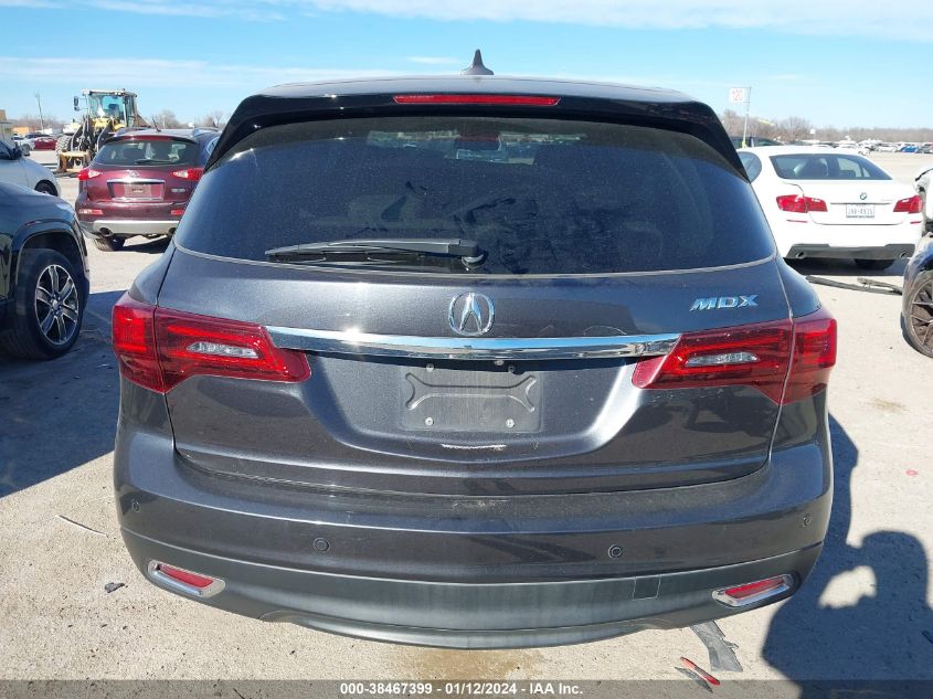 2014 ACURA MDX TECHNOLOGY - 5FRYD3H46EB012211