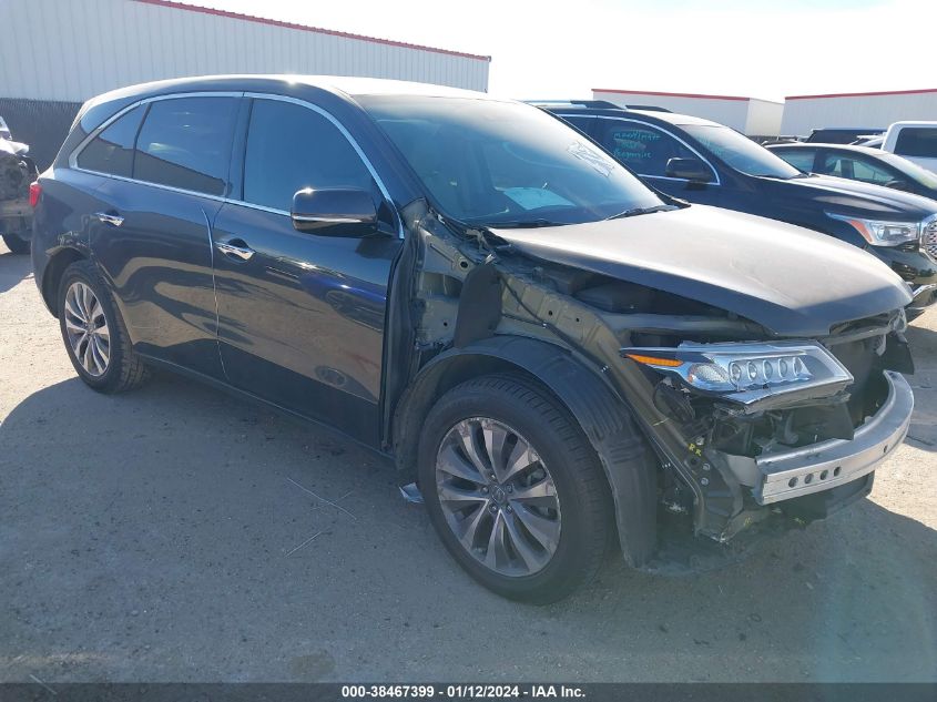 2014 ACURA MDX TECHNOLOGY - 5FRYD3H46EB012211