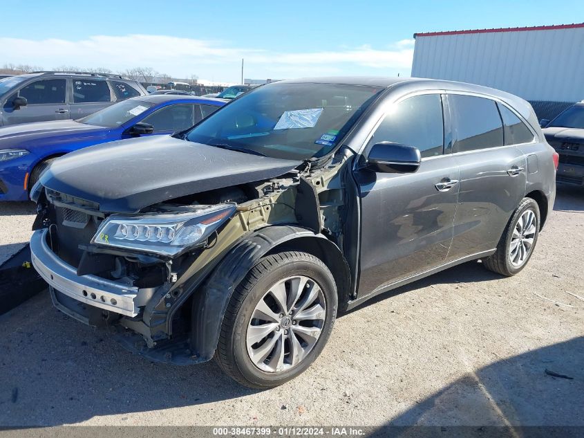 2014 ACURA MDX TECHNOLOGY - 5FRYD3H46EB012211