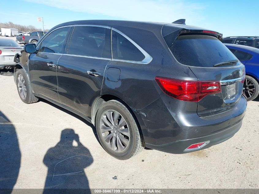 2014 ACURA MDX TECHNOLOGY - 5FRYD3H46EB012211