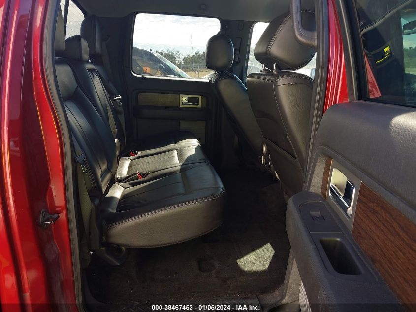 2013 FORD F-150 LARIAT - 1FTFW1CF5DFD94399