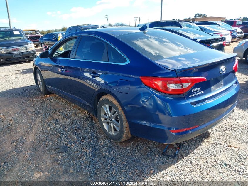 2016 HYUNDAI SONATA SE - 5NPE24AF5GH346682