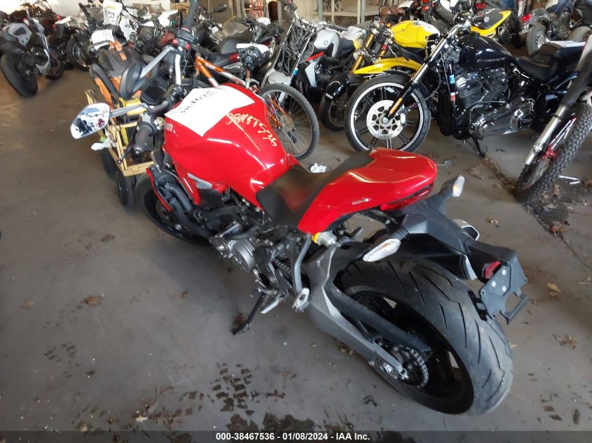 2019 DUCATI MONSTER 821 ZDMMACLS9KB004055