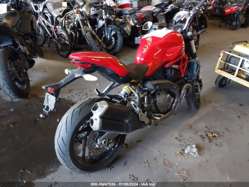 2019 DUCATI MONSTER 821 ZDMMACLS9KB004055