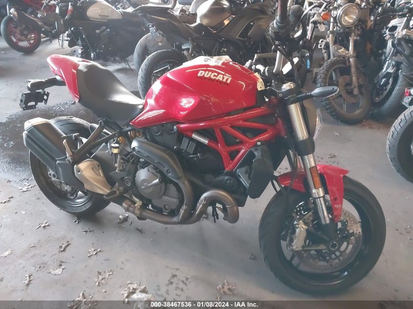 2019 DUCATI MONSTER 821 ZDMMACLS9KB004055