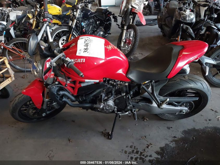 2019 DUCATI MONSTER 821 ZDMMACLS9KB004055