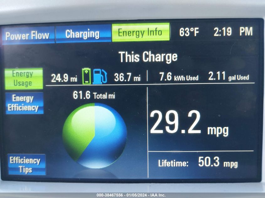 2013 CHEVROLET VOLT - 1G1RE6E48DU139324