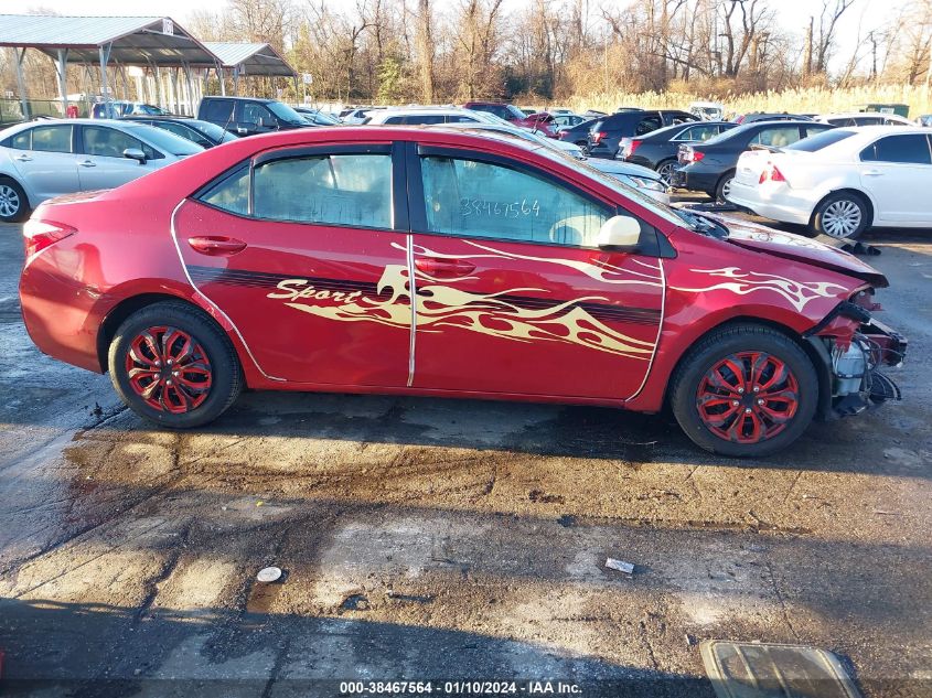 2016 TOYOTA COROLLA LE - 2T1BURHE6GC696350