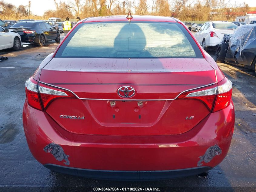 2016 TOYOTA COROLLA LE - 2T1BURHE6GC696350