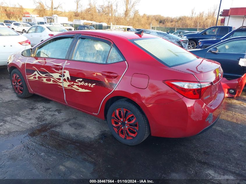 2016 TOYOTA COROLLA LE - 2T1BURHE6GC696350