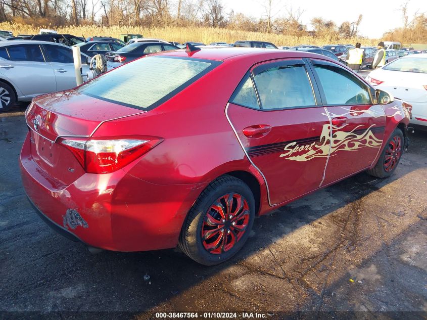 2016 TOYOTA COROLLA LE - 2T1BURHE6GC696350