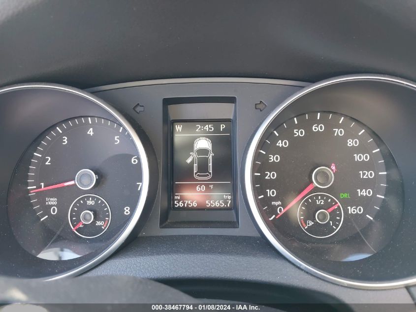 2014 VOLKSWAGEN GOLF 2.5L - WVWDB7AJ5EW009714