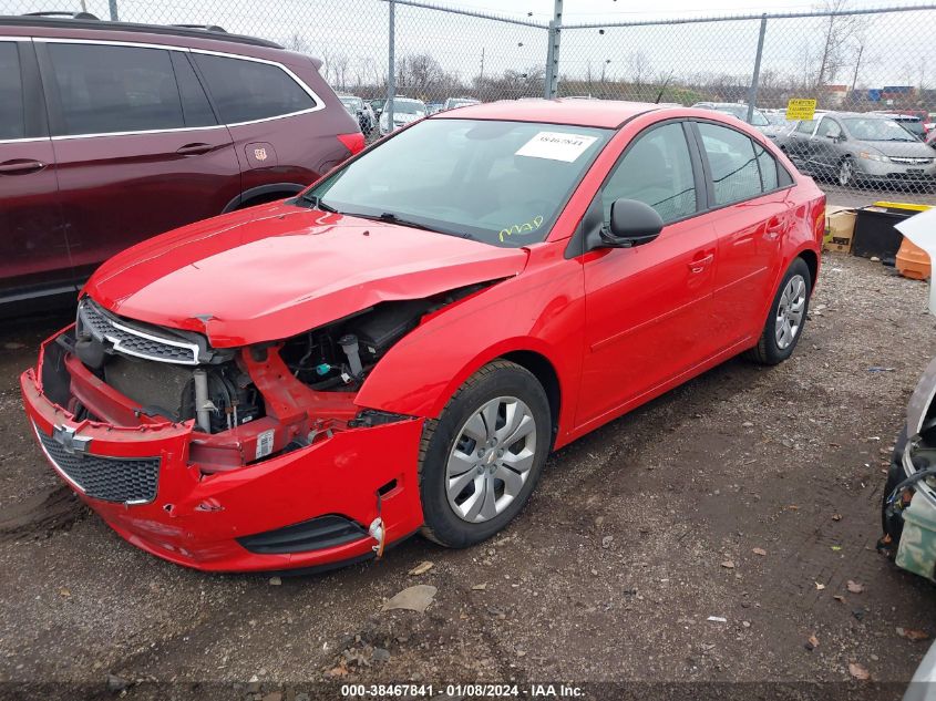 2014 CHEVROLET CRUZE LS AUTO - 1G1PA5SH6E7208208