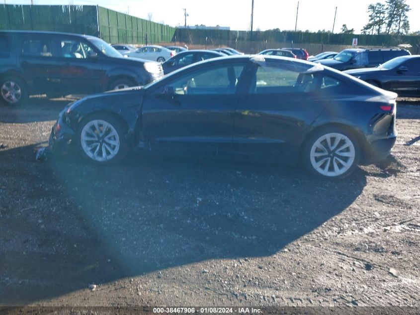 5YJ3E1EA8NF371695 | 2022 TESLA MODEL 3