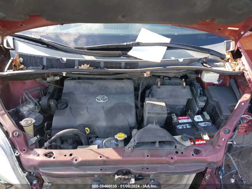 2014 TOYOTA SIENNA XLE V6 8 PASSENGER - 5TDYK3DCXES419951