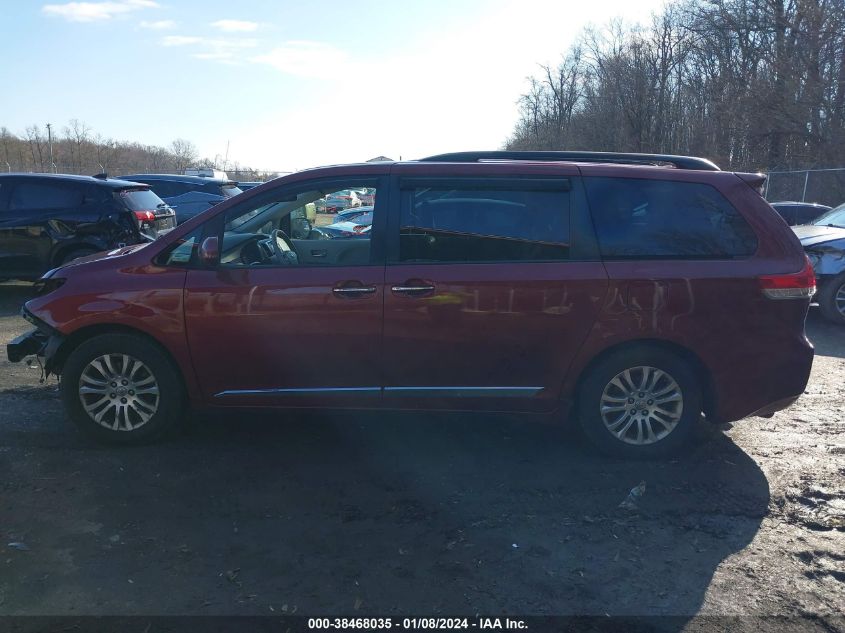 2014 TOYOTA SIENNA XLE V6 8 PASSENGER - 5TDYK3DCXES419951