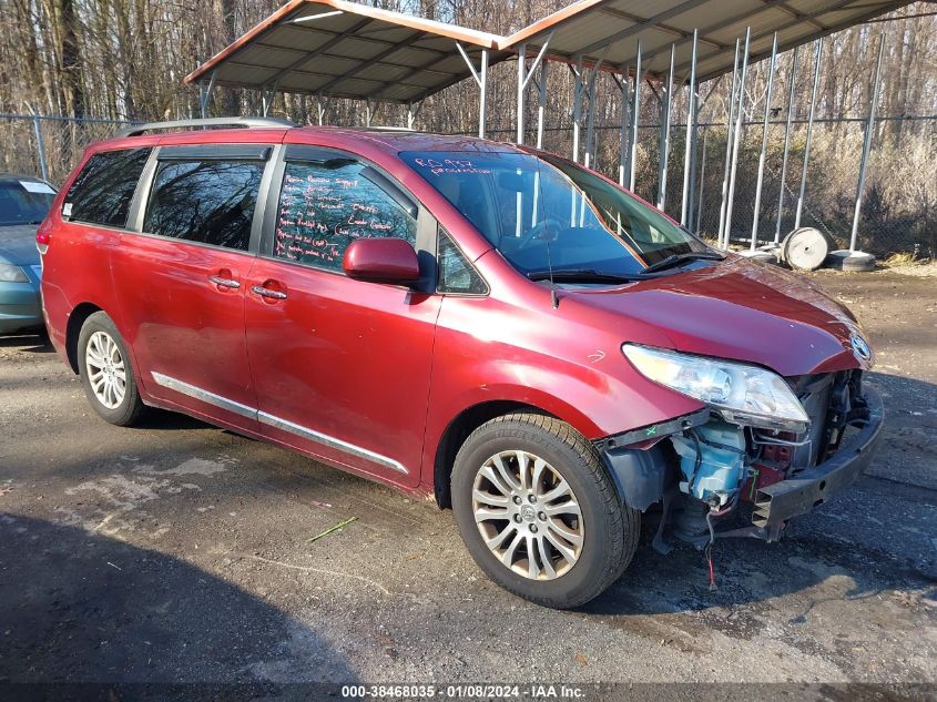 2014 TOYOTA SIENNA XLE V6 8 PASSENGER - 5TDYK3DCXES419951