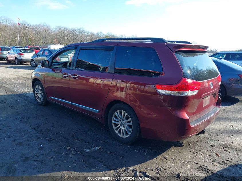 2014 TOYOTA SIENNA XLE V6 8 PASSENGER - 5TDYK3DCXES419951