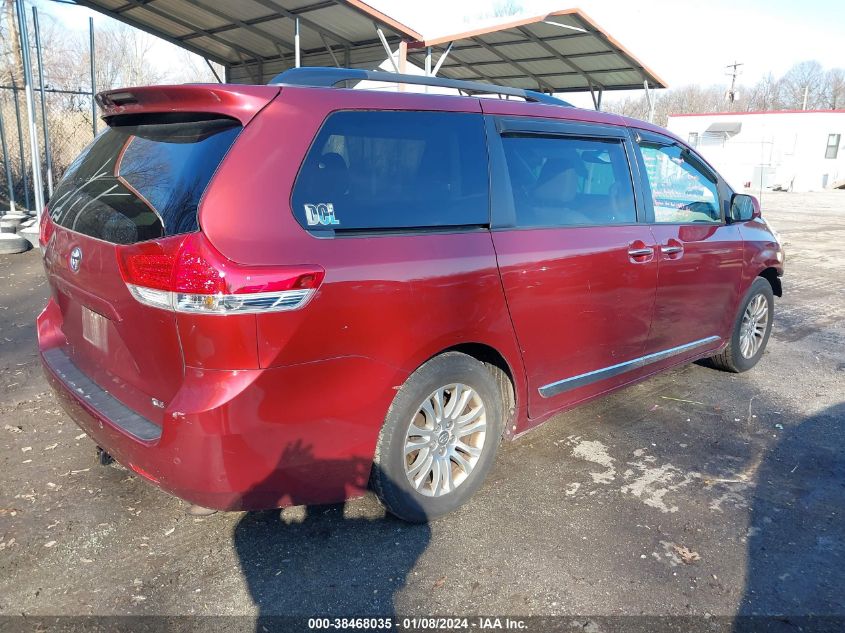 2014 TOYOTA SIENNA XLE V6 8 PASSENGER - 5TDYK3DCXES419951