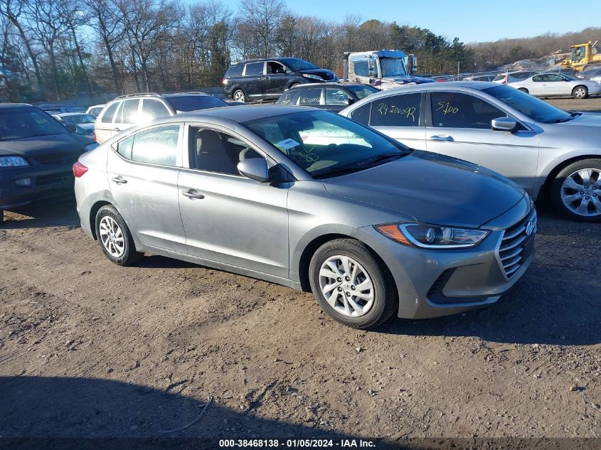 2017 HYUNDAI ELANTRA SE - KMHD74LF4HU371442