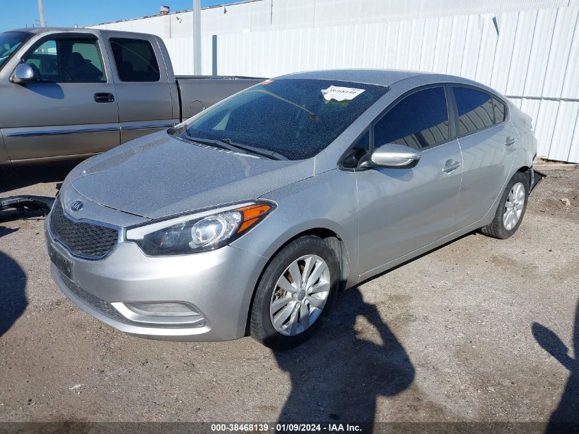 2014 KIA FORTE LX - KNAFX4A68E5225984