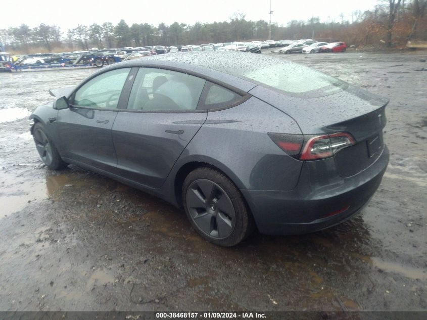 2023 TESLA MODEL 3 REAR-WHEEL DRIVE - 5YJ3E1EA2PF400451