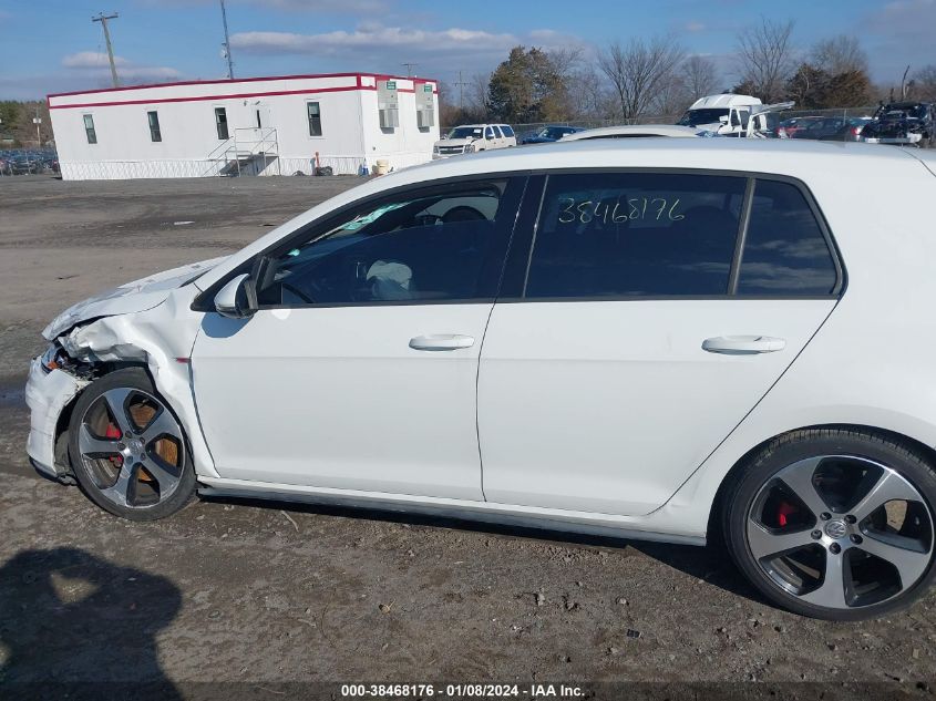 2015 VOLKSWAGEN GOLF GTI 2.0T S 4-DOOR - 3VW4T7AU2FM005982