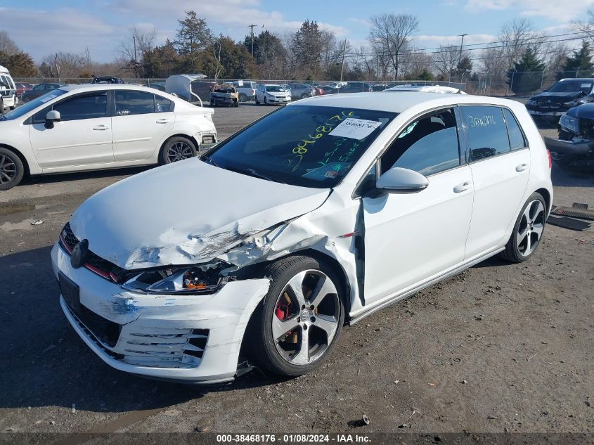 2015 VOLKSWAGEN GOLF GTI 2.0T S 4-DOOR - 3VW4T7AU2FM005982