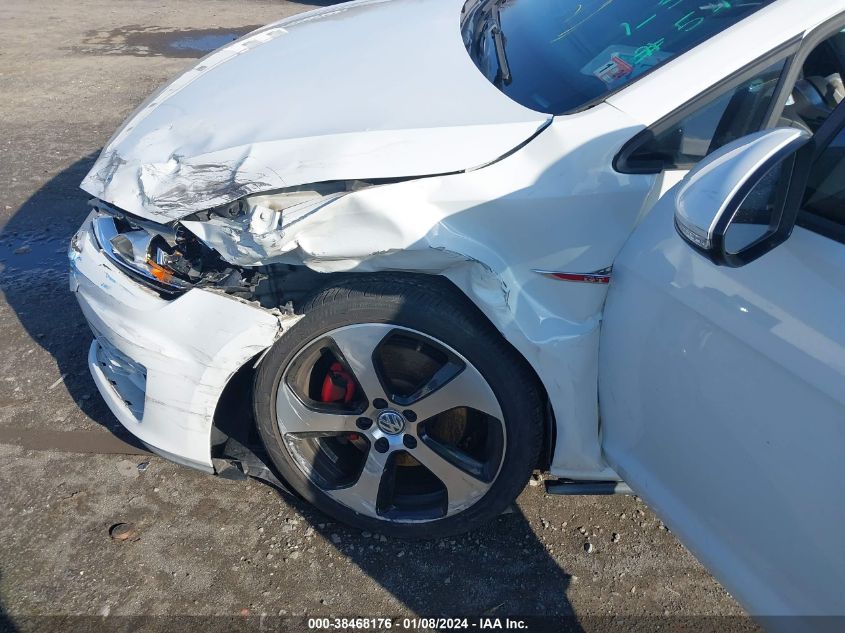 2015 VOLKSWAGEN GOLF GTI 2.0T S 4-DOOR - 3VW4T7AU2FM005982