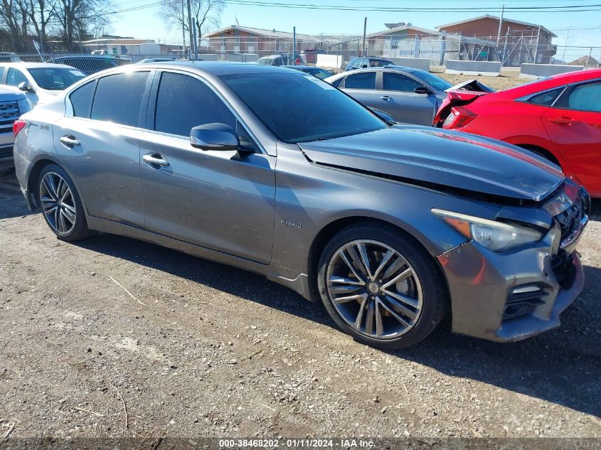 2014 INFINITI Q50 HYBRID SPORT JN1AV7AR2EM700729