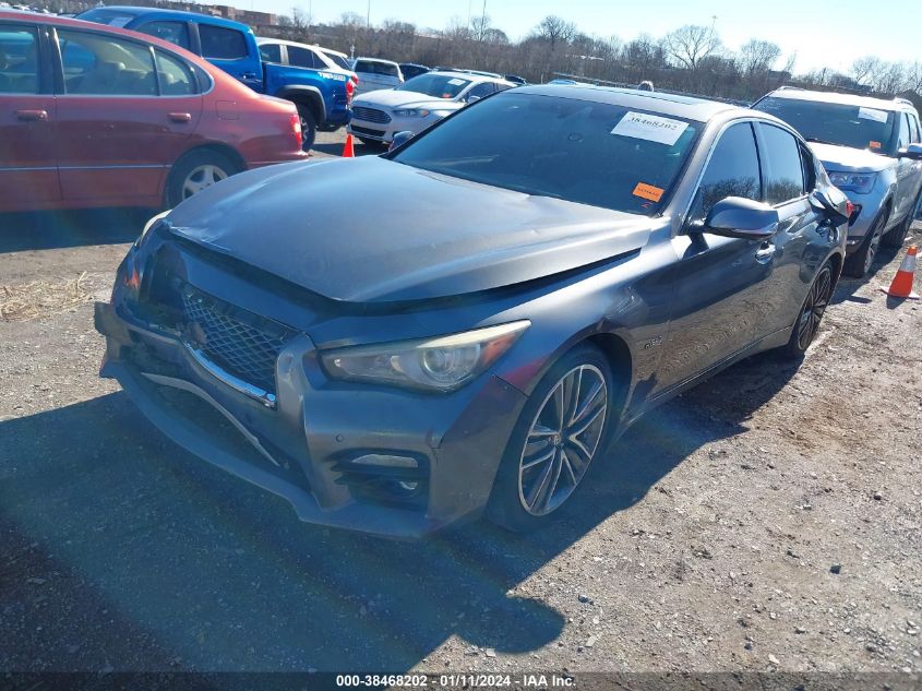 2014 INFINITI Q50 HYBRID SPORT JN1AV7AR2EM700729