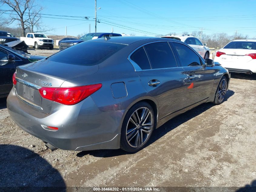 2014 INFINITI Q50 HYBRID SPORT JN1AV7AR2EM700729