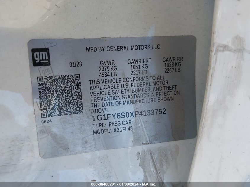 2023 CHEVROLET BOLT EUV FWD LT - 1G1FY6S0XP4133752