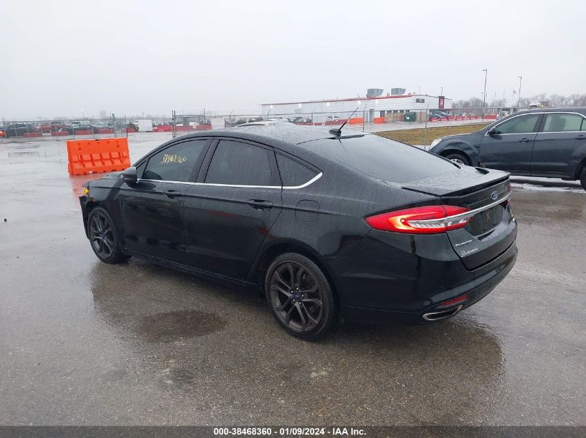 2018 FORD FUSION SE - 3FA6P0H91JR114282