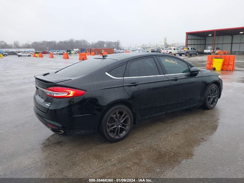 2018 FORD FUSION SE - 3FA6P0H91JR114282