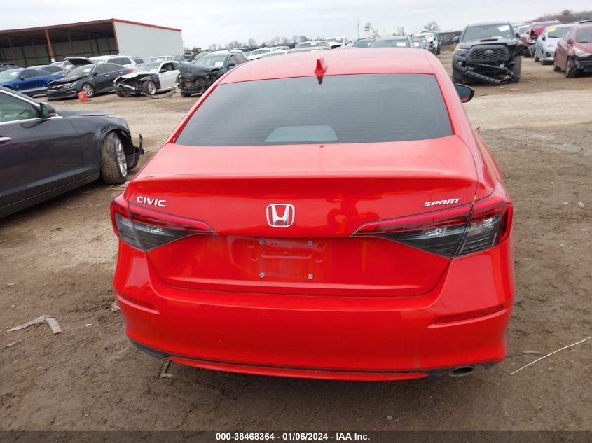 2022 HONDA CIVIC SPORT - 2HGFE2F55NH582062