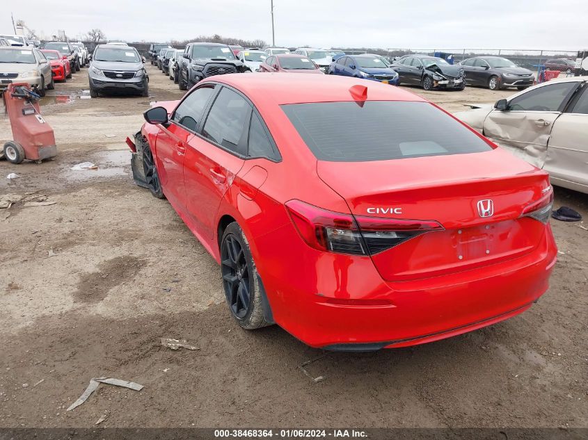 2022 HONDA CIVIC SPORT - 2HGFE2F55NH582062